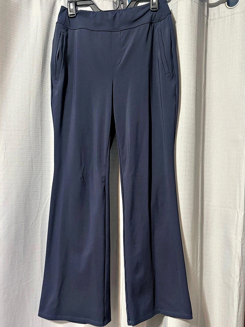 Halara Flex DayStretch High Waisted Pocket Work Flare Pants Flare Pants Blue